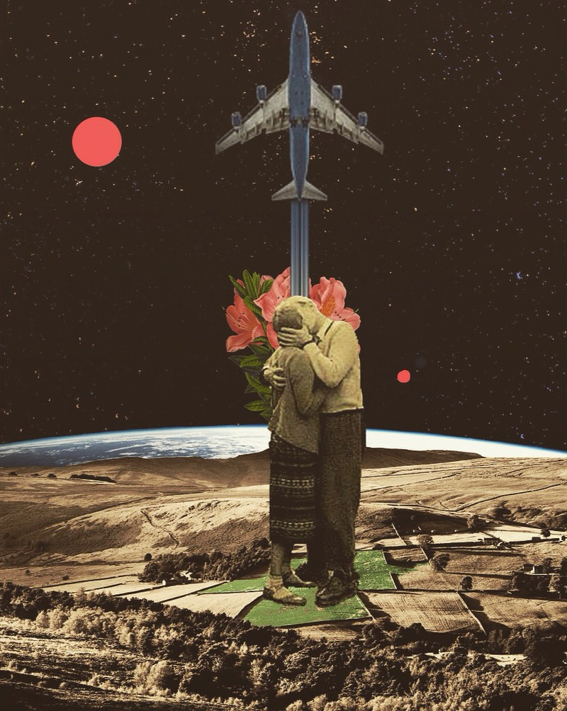 Illustration for article titled These Surreal Science Fiction Collages Are a Wonderful Glimpse into Insanity